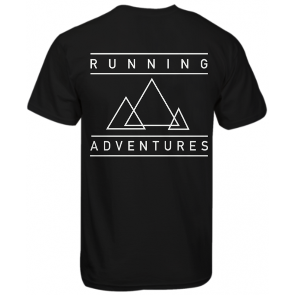 RUNNING ADVENTURES TEE - BLACK